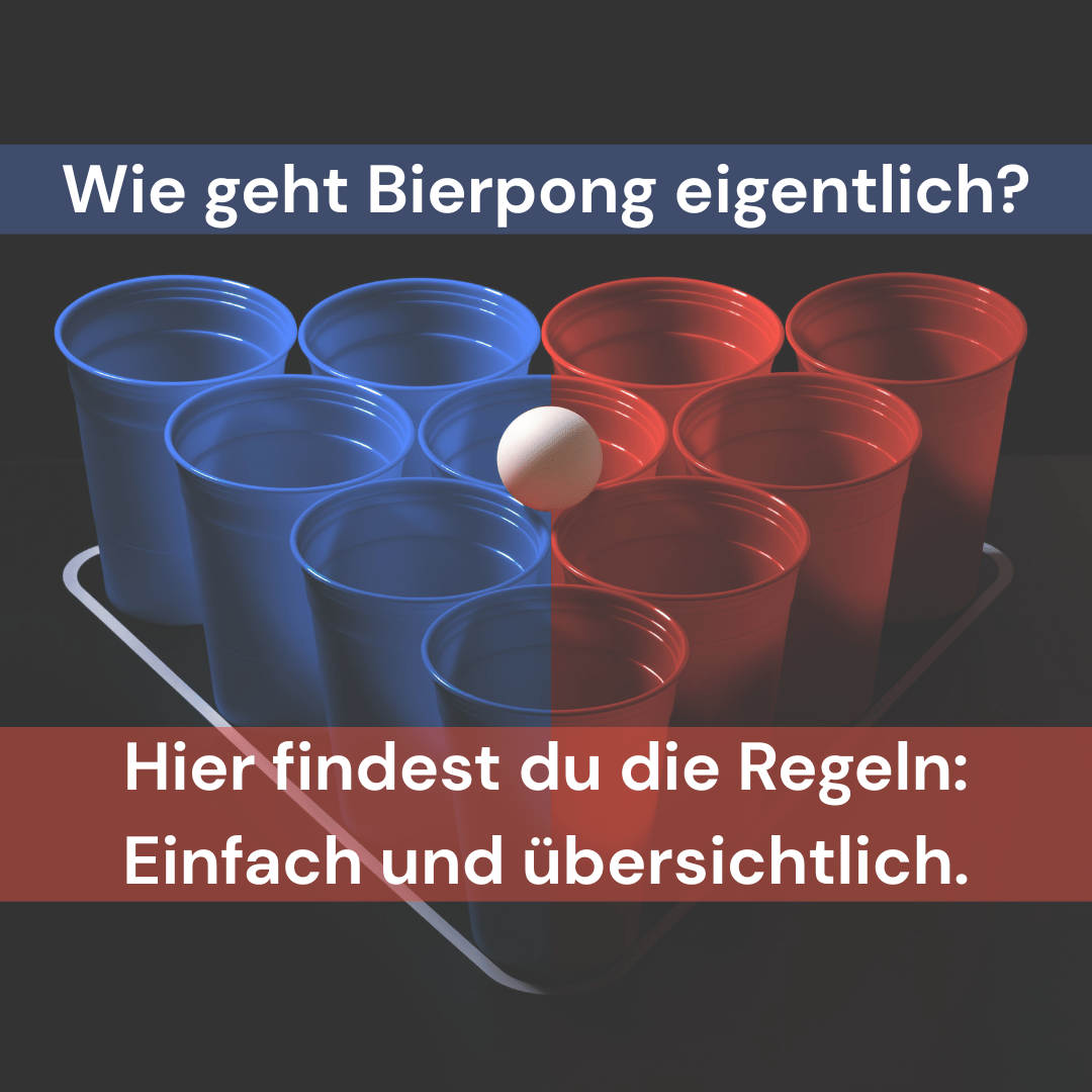 So geht Bierpong: Die offiziellen Spielregeln einfach erklärt - InnoNeeds