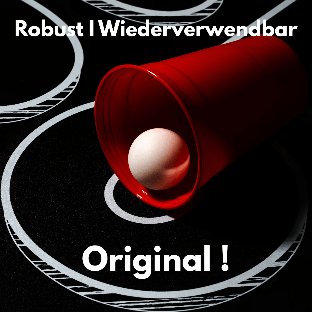 Bierpong-Becher aus Hartplastik, Classic Edition - InnoNeeds